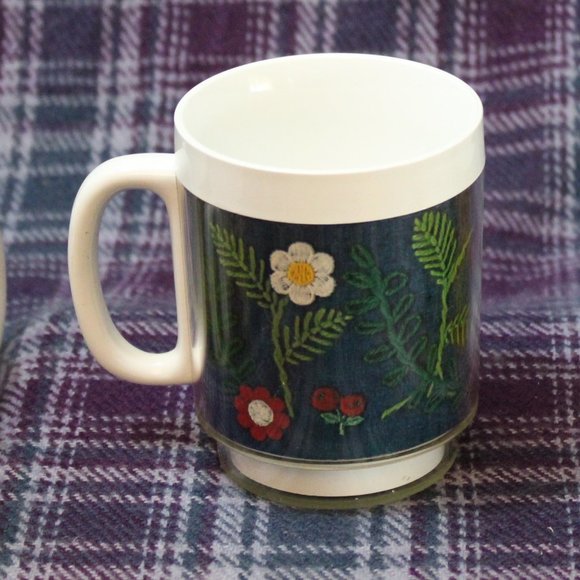 Vintage Thermo-Serv Coffee Mugs Set of Five Mushrooms and more - Picture 4 of 11